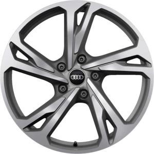 Grey Audi RS 5 Double Spoke Offset alloy wheel