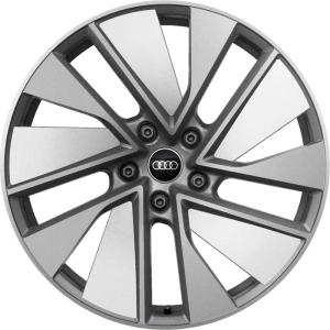 Audi RS 10 Spoke Trapezoid Module [e-tron 4J] Titanium Grey with Diamond Cut Alloy Wheel for Audi e-tron GT 4J3 F8 - Sizes 21in
