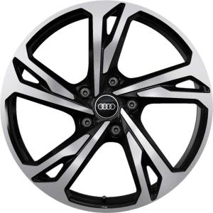 Audi RS 5 Double Spoke Offset [e-tron 4J] Gloss Black with Diamond Cut Alloy Wheel for Audi e-tron GT 4J3 F8 - Sizes 20in