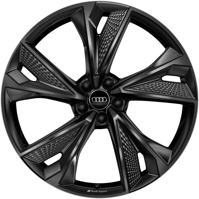 Audi Sport 5 V Spoke Structure [A6 4K] Gloss Black Alloy Wheel Product Image #1