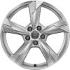 Audi 5 Spoke [A6 4K] Diamond Silver Wheel Img 1