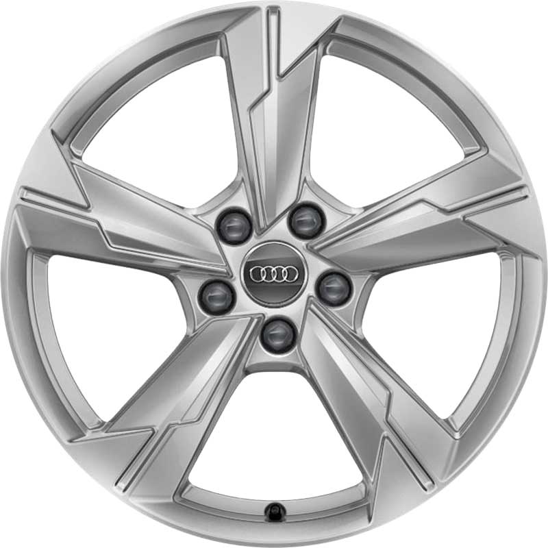 Audi 5 Spoke [A6 4K] Diamond Silver Alloy Wheel Product Image #1