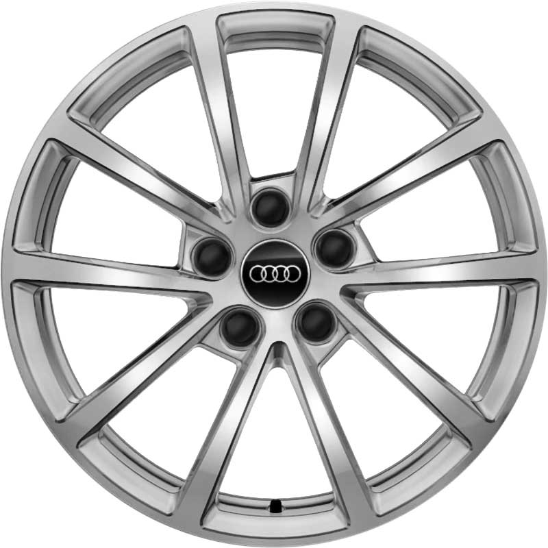 Audi 10 Spoke [A6 4K] Diamond Silver Alloy Wheel Product Image #1