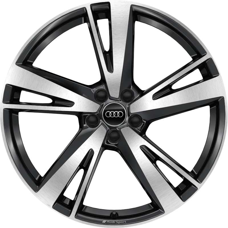 Audi Sport 5 Arm Blade [A6 4K] Titanium Grey with Diamond Cut Alloy Wheel Product Image #1