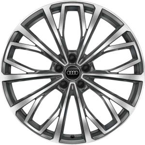 Grey Audi 10 Y Spoke alloy wheel