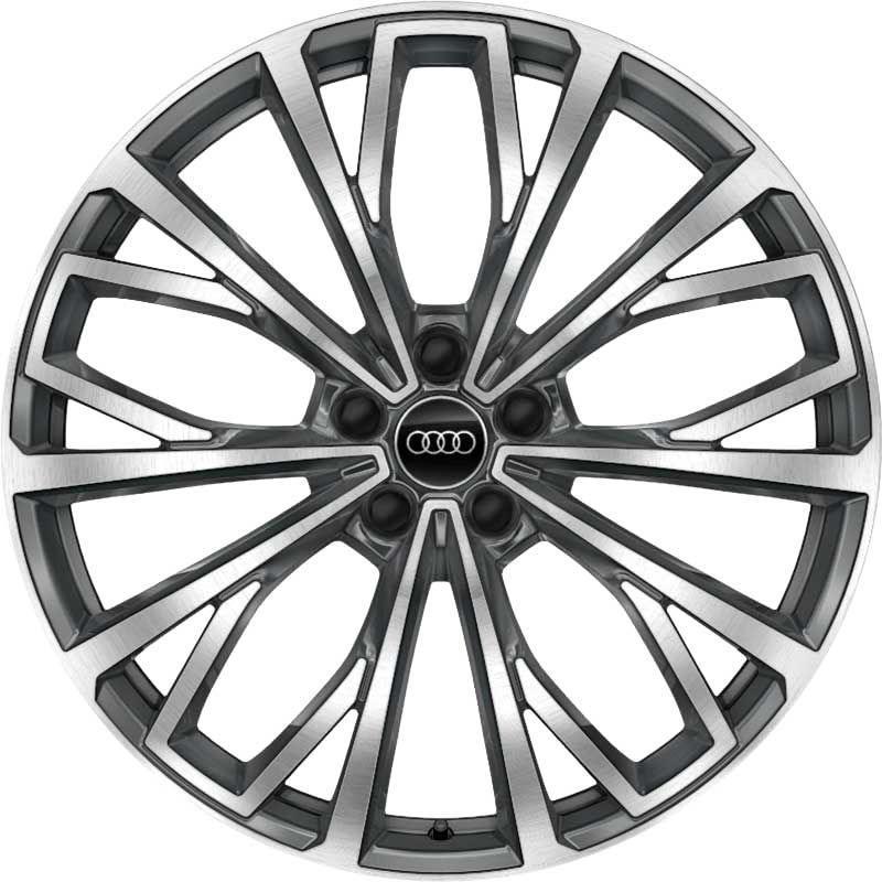 Audi 10 Y Spoke [A6 4K] Graphite Grey with Diamond Cut Alloy Wheel Product Image #1