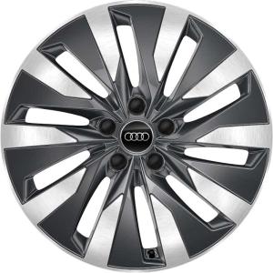 18" Audi 10 Arm Aero [A6 4K] Graphite Grey with Diamond Cut alloy wheel
