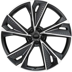 Audi Sport 5 V Spoke Structure [A6 4K] Anthracite Black with Diamond Cut Alloy Wheel for Audi RS7 C8 (4K) - Sizes 22in