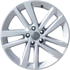 18" Audi 5 Parallel Spoke [A6 4K] Diamond Silver alloy wheel
