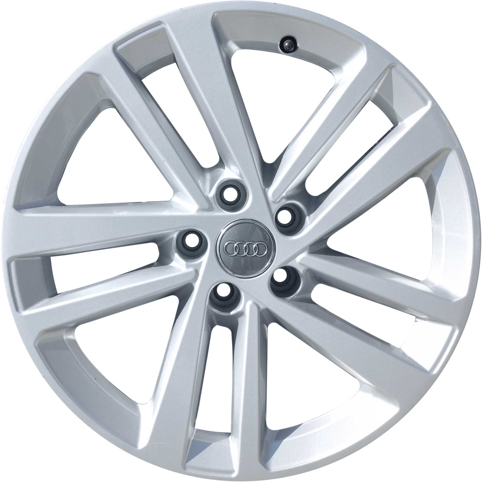 Audi 5 Parallel Spoke [A6 4K] Diamond Silver Alloy Wheel Product Image #1