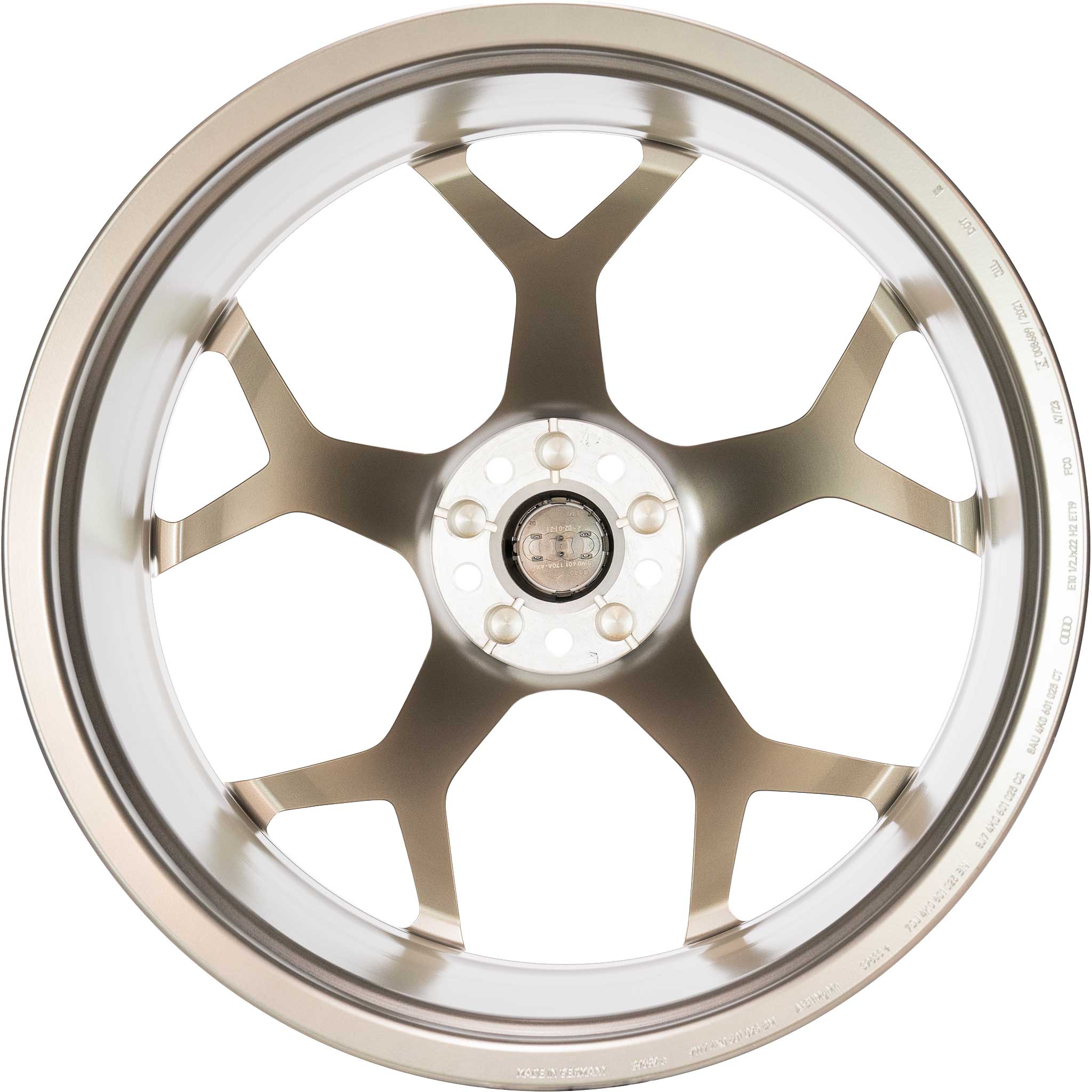 Audi 5 Y Spoke [A6 4K] Matt Neodymium Gold Alloy Wheel Product Image #3