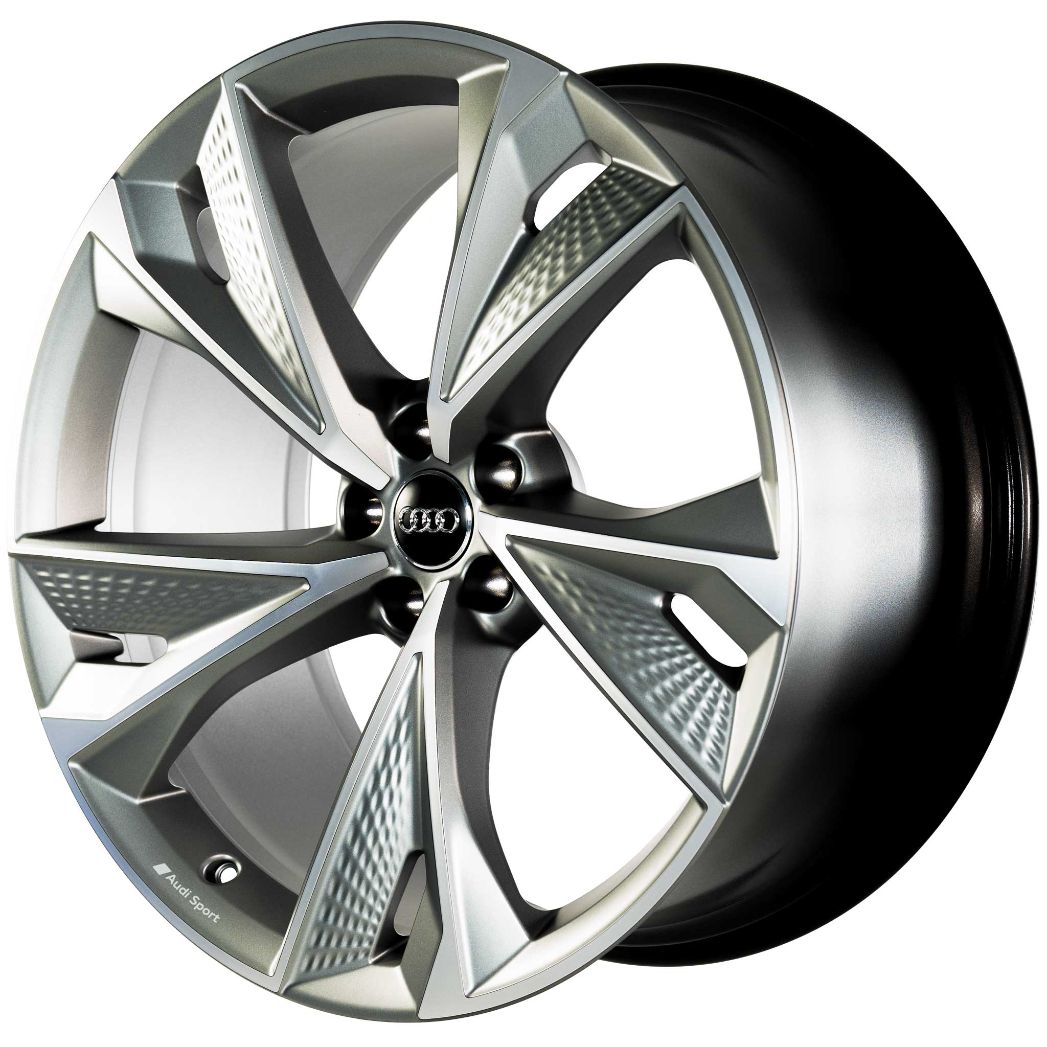 Audi Sport 5 V Spoke Structure [A6 4K] Titanium Grey with Diamond Cut Alloy Wheel Product Image #2