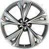 Audi Sport 5 V Spoke Structure [A6 4K] Titanium Grey with Diamond Cut Wheel Img 1