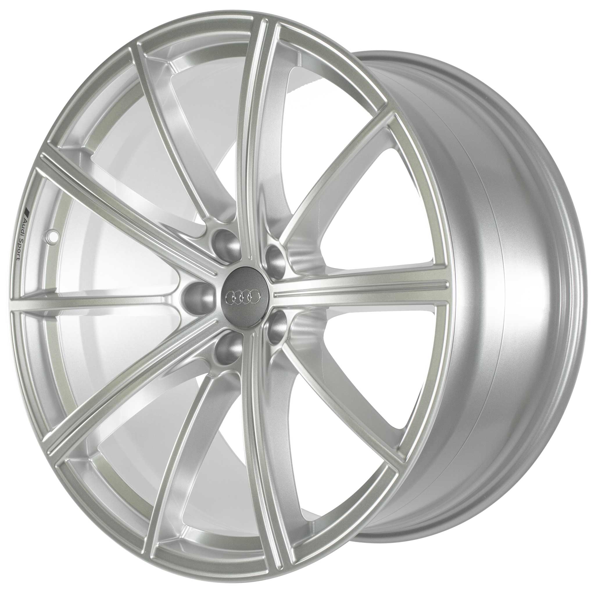 Audi Sport 10 Spoke Star [A6 4K] Galvano Silver with Diamond Cut Alloy Wheel Product Image #2