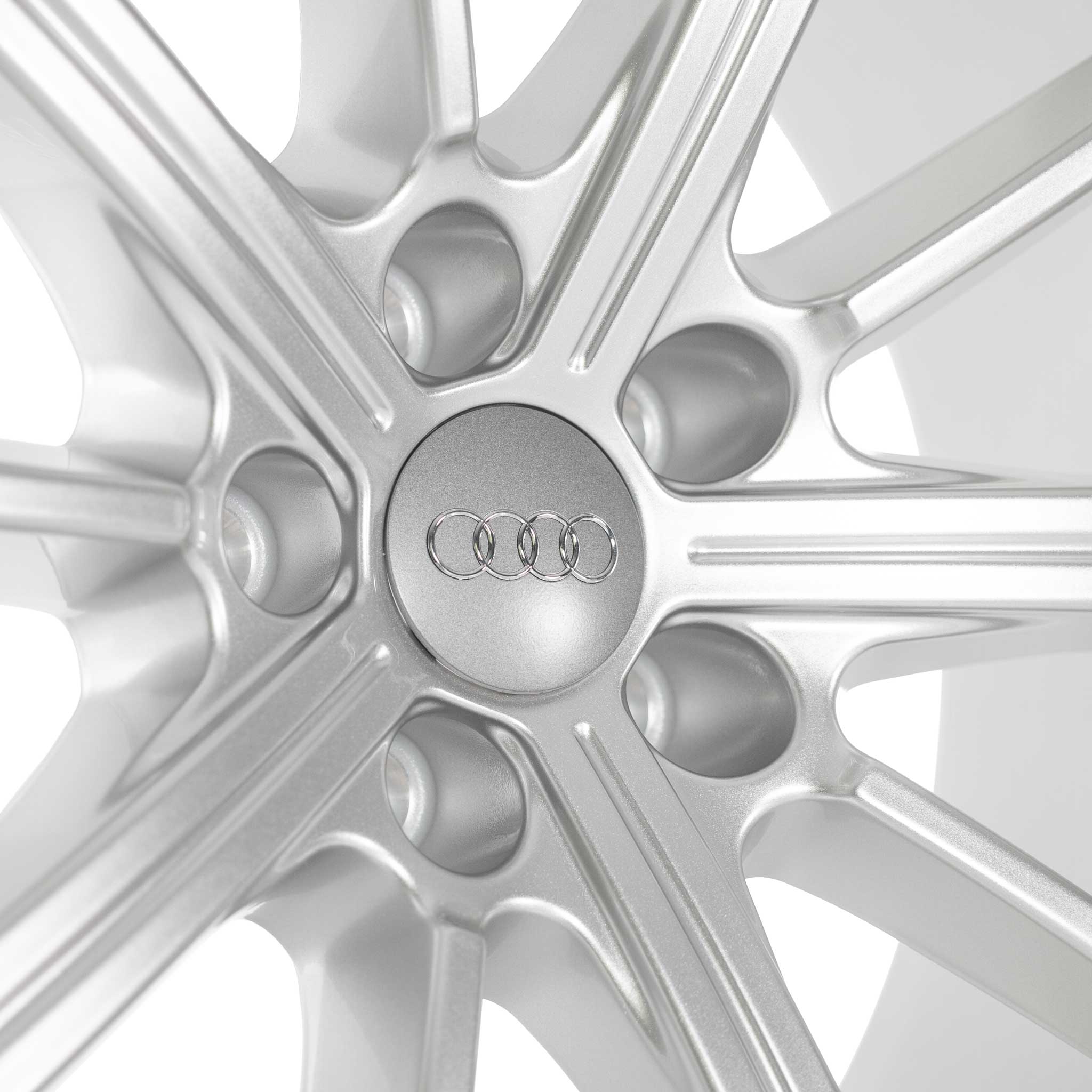 Audi Sport 10 Spoke Star [A6 4K] Galvano Silver with Diamond Cut Alloy Wheel Product Image #4