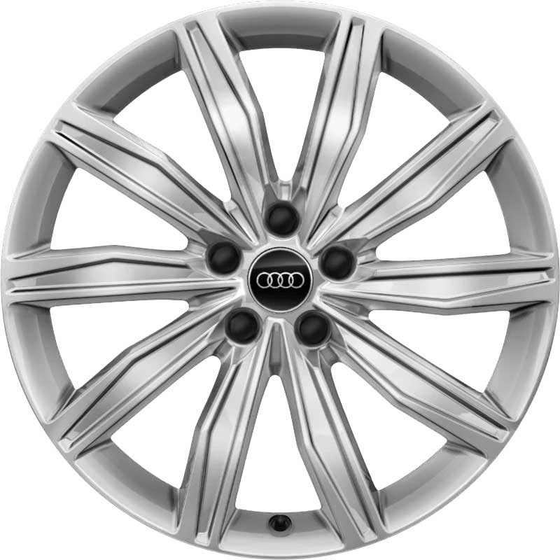Audi 10 Spoke Dynamic [A6 4K] Diamond Silver Alloy Wheel Product Image #1