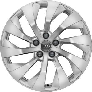 18" Audi 10 Spoke [A7 4K8] Diamond Silver alloy wheel