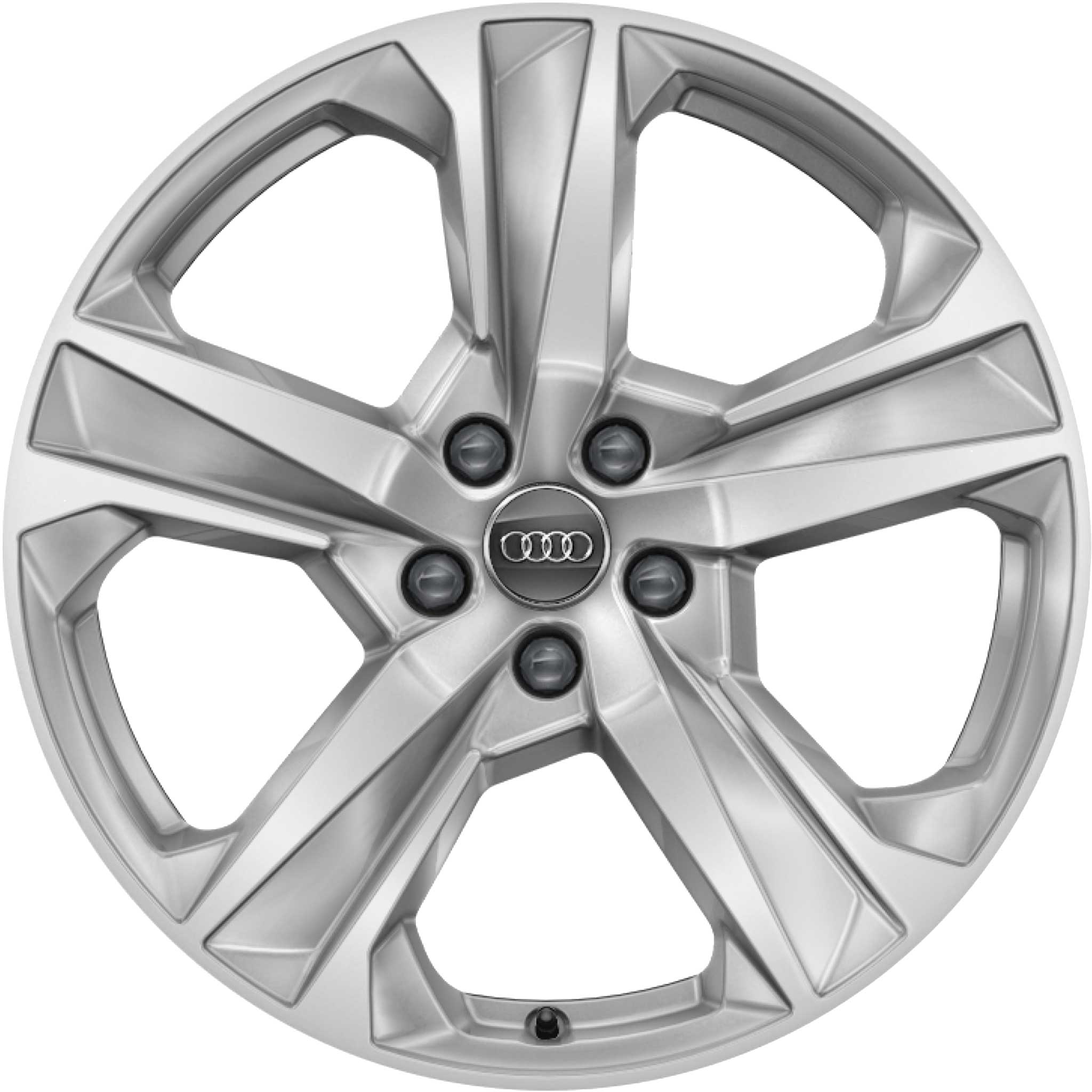 Audi 5 Spoke [A7 4K8] Diamond Silver Alloy Wheel Product Image #1
