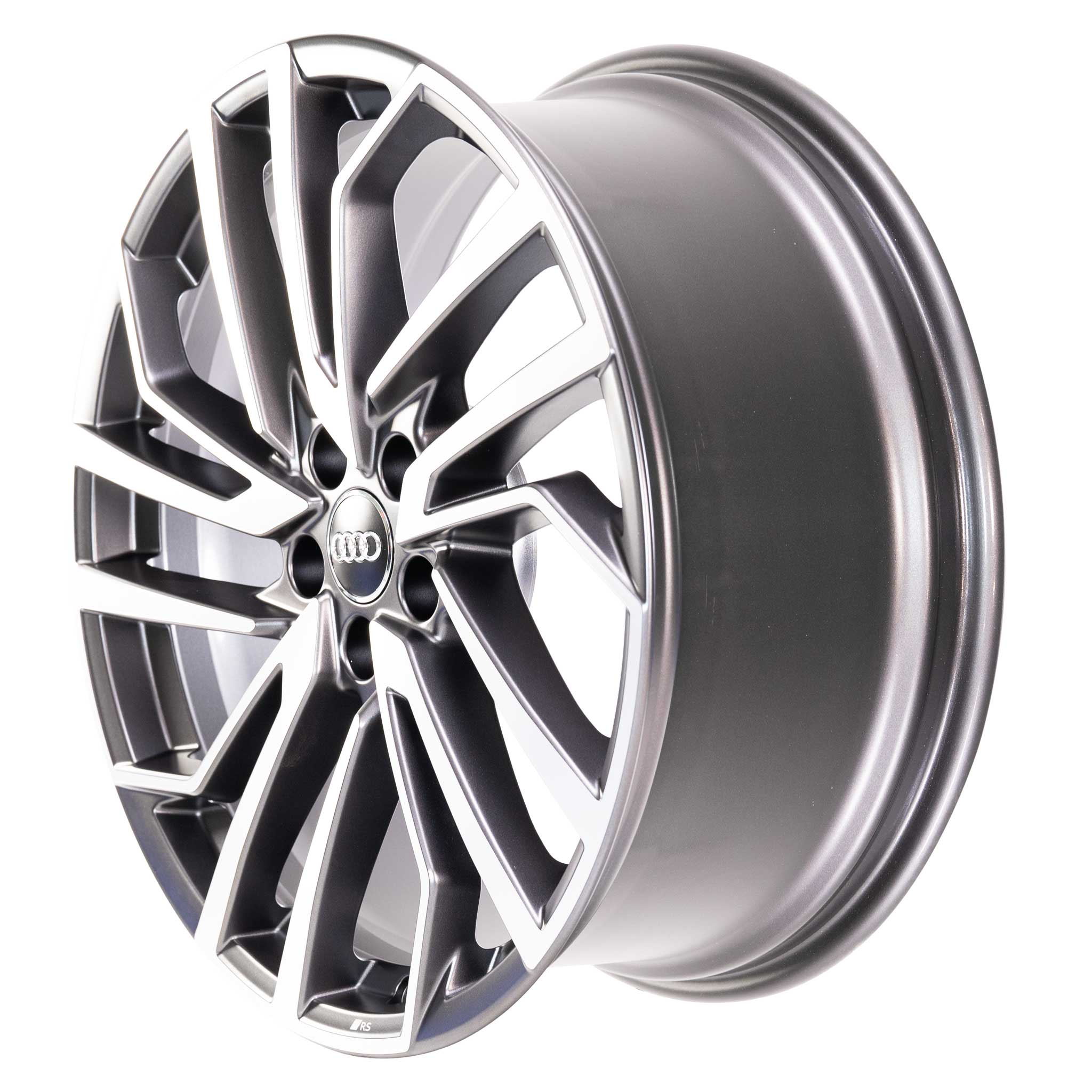 Audi RS 5 Segment Spoke [A7 4K8] Matt Black with Diamond Cut Alloy Wheel Product Image #2