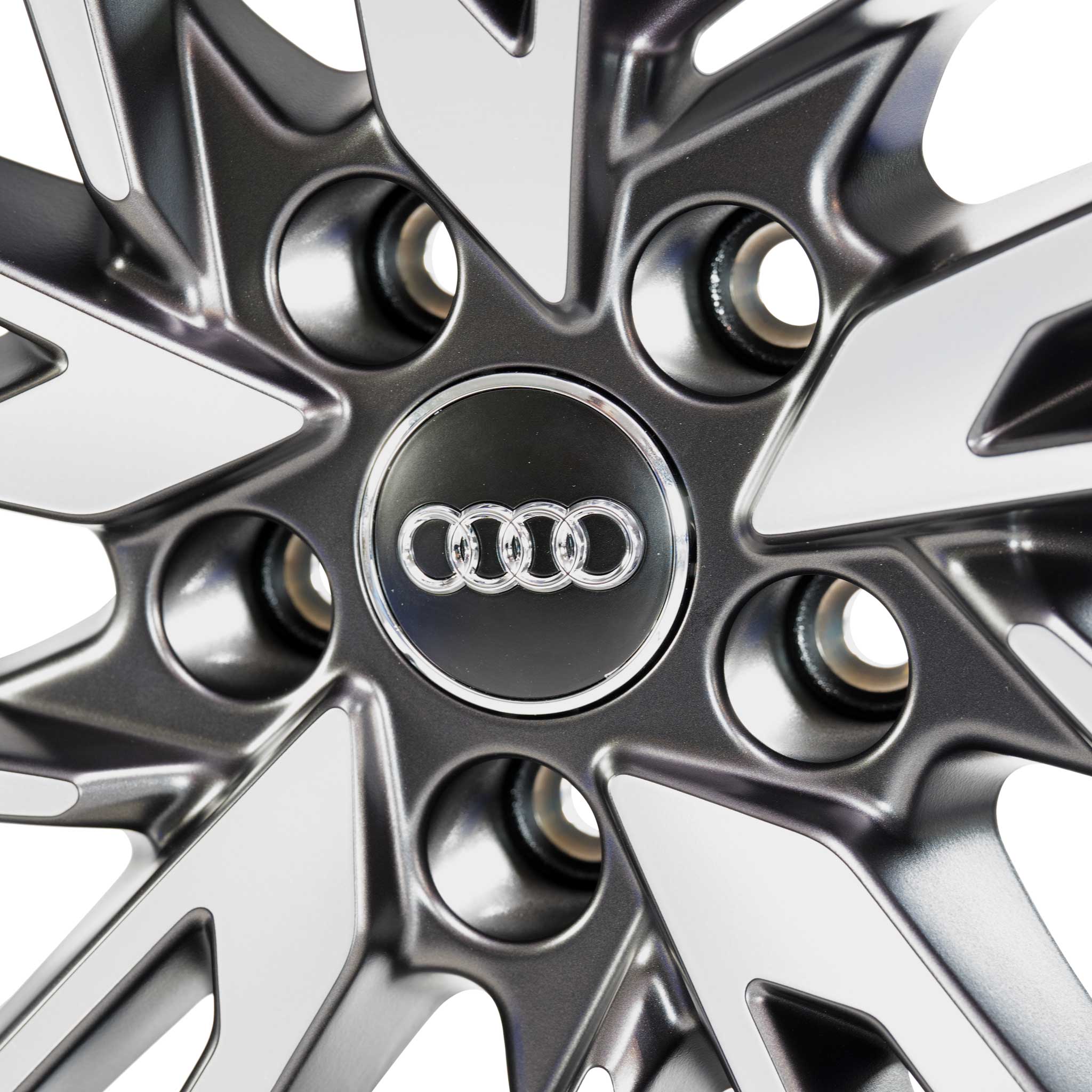 Audi RS 5 Segment Spoke [A7 4K8] Matt Black with Diamond Cut Alloy Wheel Product Image #4