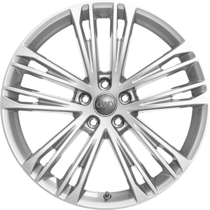 Audi 5 Parallel Spoke [A7 4K8] Diamond Silver Alloy Wheel Product Image #1