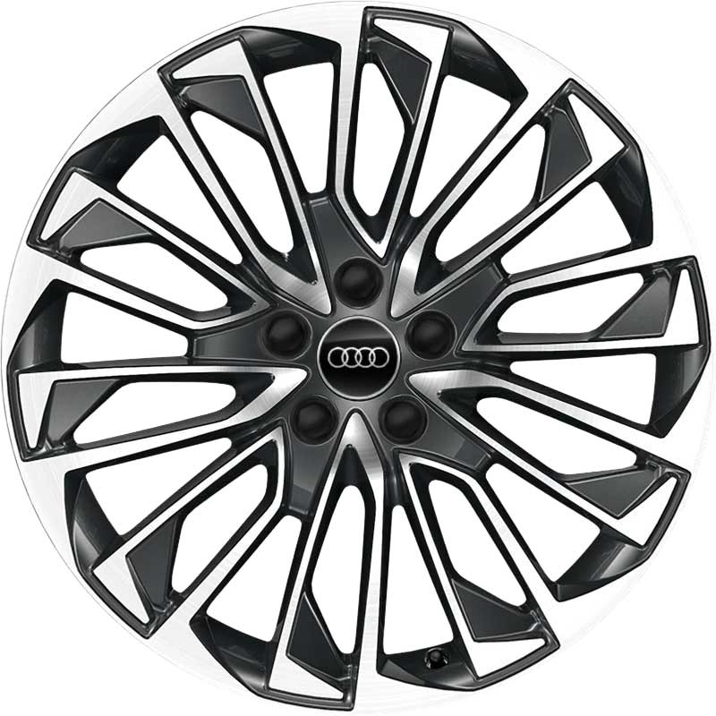 Audi Multi Spoke [A7 4K8] Diamond Silver Alloy Wheel Product Image #1