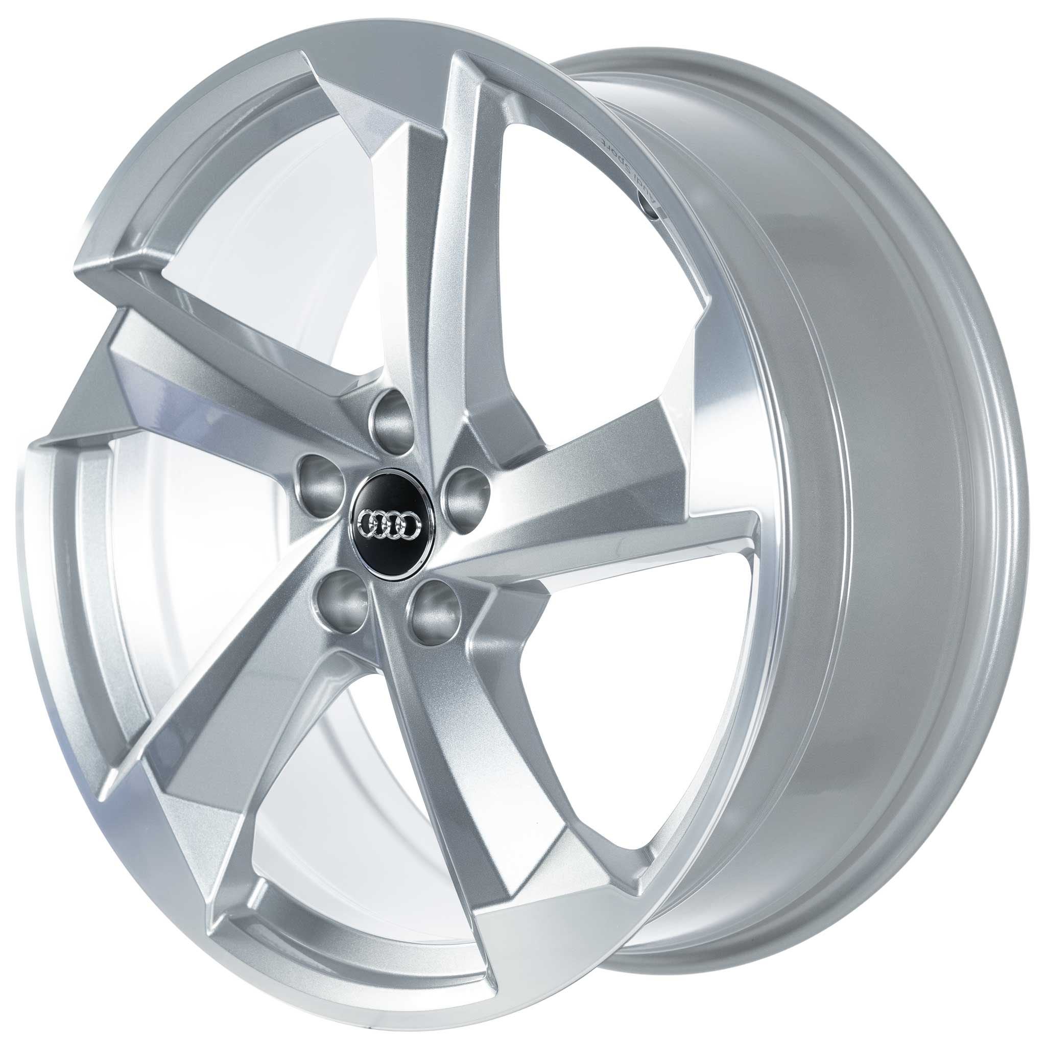 Audi Sport 5 Arm Turbine [A6 4K9] Dark Galvanic Silver with Diamond Cut Alloy Wheel Product Image #2