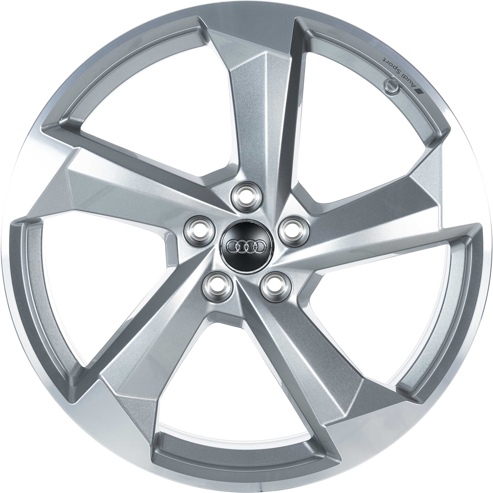 Audi Sport 5 Arm Turbine [A6 4K9] Dark Galvanic Silver with Diamond Cut Alloy Wheel Product Image #1