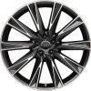 Audi 10 Spoke Lamina [Q8 4KE] Matt Black Wheel Img 1