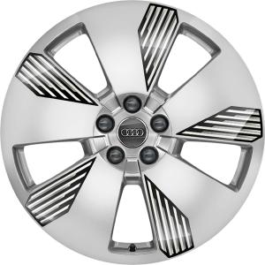 Audi 5 Arm Aero [Q8 4KE] Diamond Silver Alloy Wheel for Audi Q8 & SQ8 4KE GE - Sizes 19in