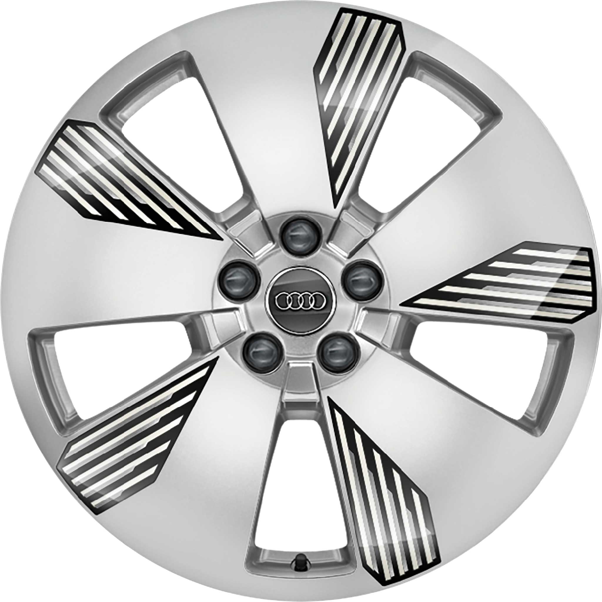 Audi 5 Arm Aero [Q8 4KE] Diamond Silver Alloy Wheel Product Image #1