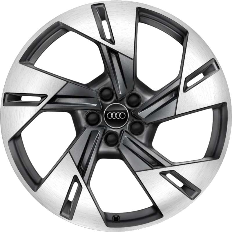 Audi 5 Arm Dynamic [Q8 4KE] Graphite Grey with Diamond Cut Alloy Wheel Product Image #1