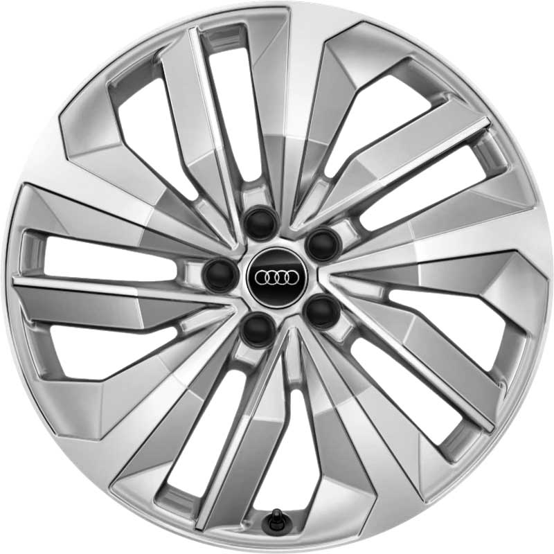 Audi 5 V Spoke S [Q8 4KE] Galvano Silver Alloy Wheel Product Image #1