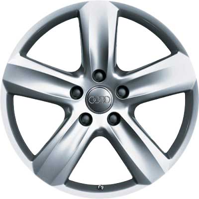Audi 5 Spoke [Q7 4L] Royal Silver Alloy Wheel Product Image #1