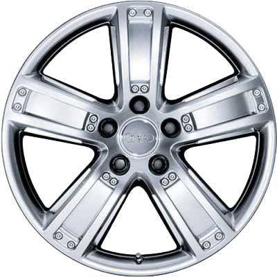 Audi 5 Spoke [Q7 4L] Diamond Silver Alloy Wheel Product Image #1