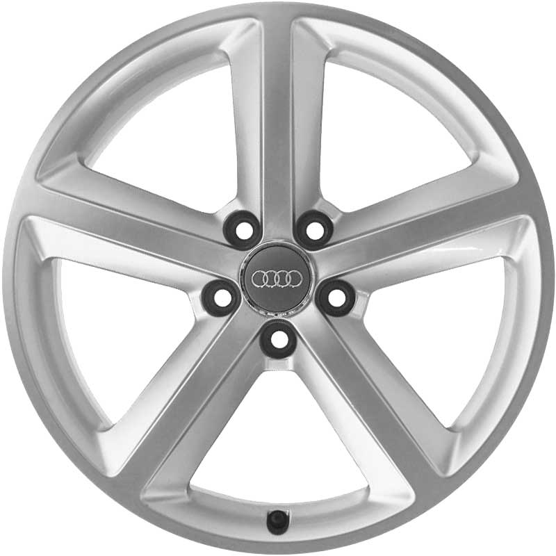 Audi 5 Spoke [Q7 4L] Silver Alloy Wheel Product Image #1