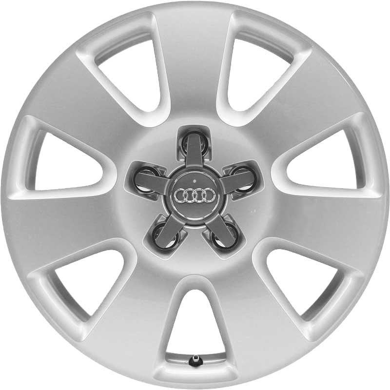 Audi 7 Spoke [Q7 4L] Diamond Silver Alloy Wheel Product Image #1