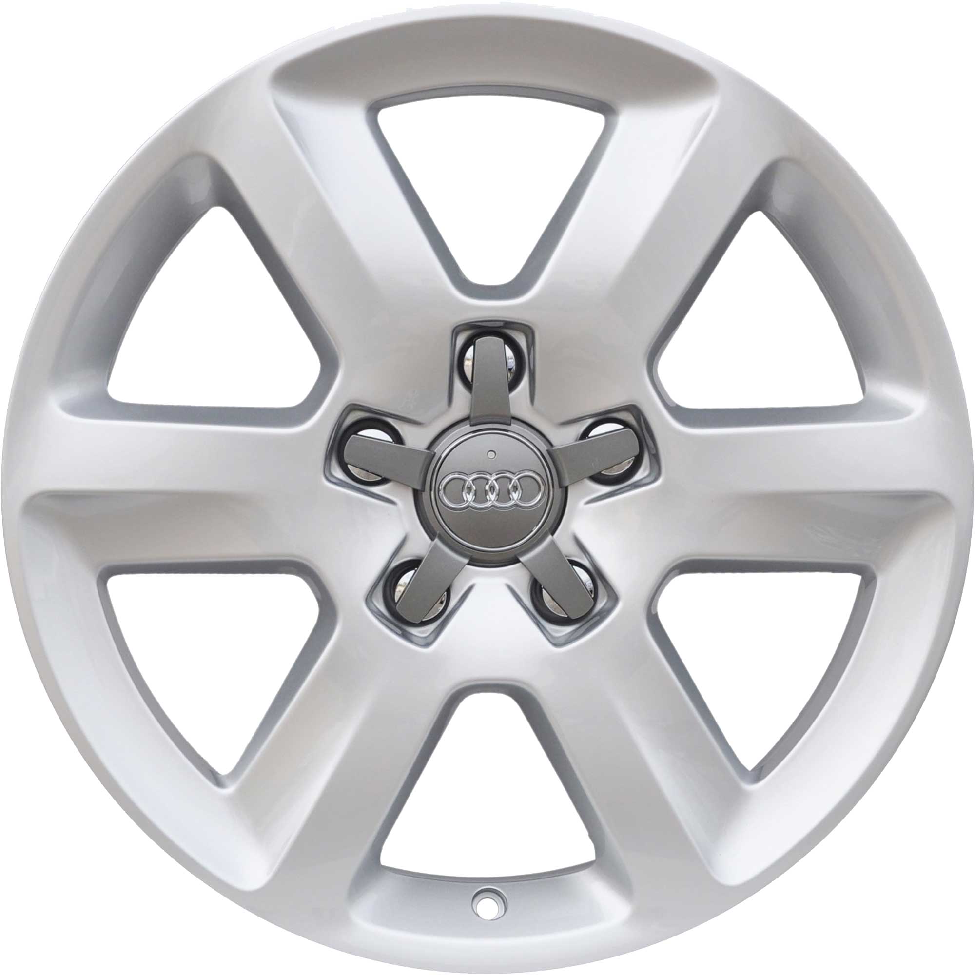 Audi 6 Spoke [Q7 4L] Diamond Silver Alloy Wheel Product Image #1
