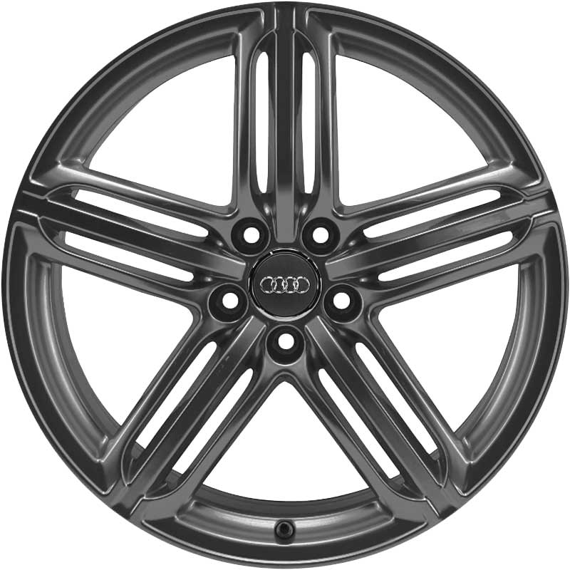 Audi 5 Segment Spoke [Q7 4L] Titanium Grey Alloy Wheel Product Image #1
