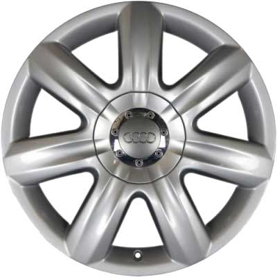 Audi 7 Spoke [Q7 4L] Diamond Silver Alloy Wheel Product Image #1