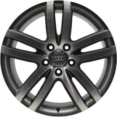 Audi 5 Double Spoke [Q7 4L] Grey with Diamond Cut Alloy Wheel Product Image #1