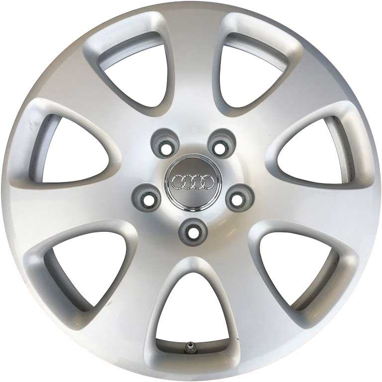 Audi 7 Spoke [Q7 4L] Diamond Silver Alloy Wheel Product Image #1