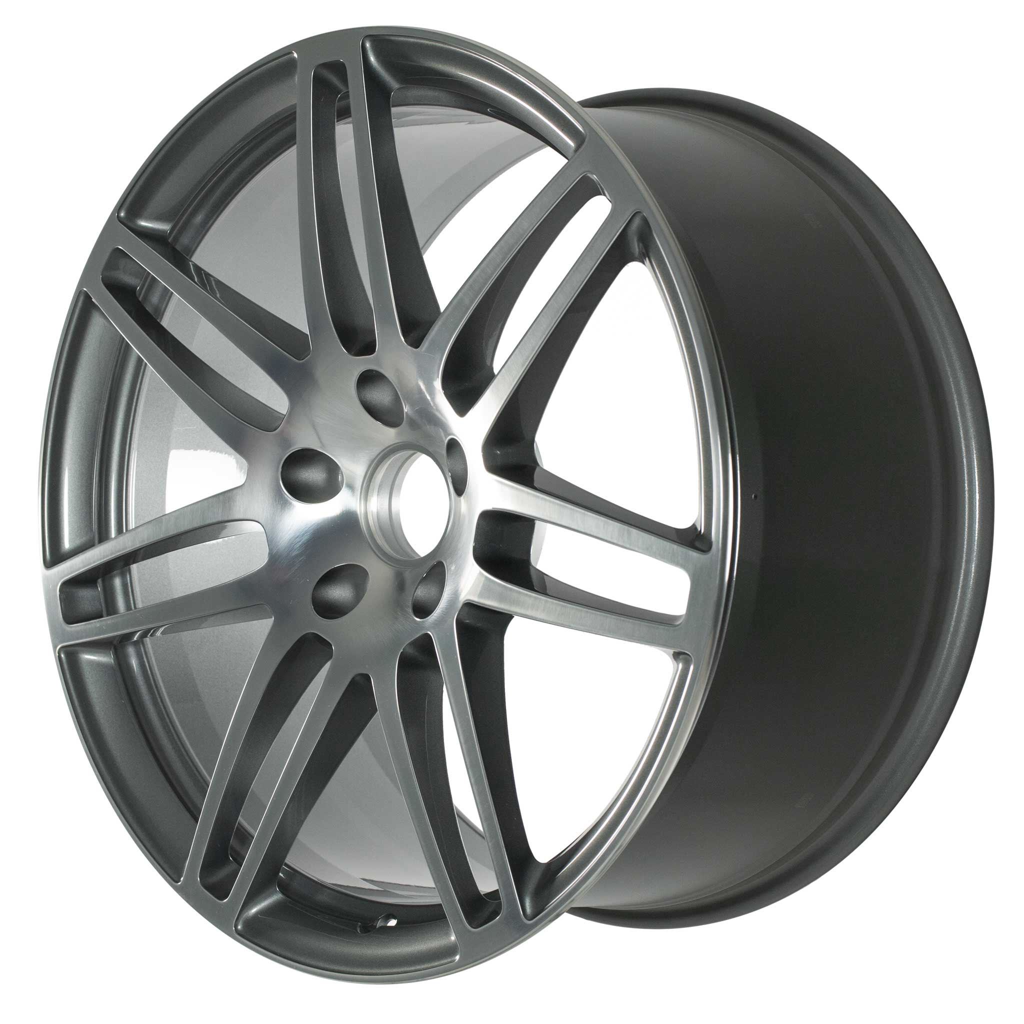 Audi 7 Double Spoke [Q7 4L] Anthracite with Diamond Cut Alloy Wheel Product Image #2