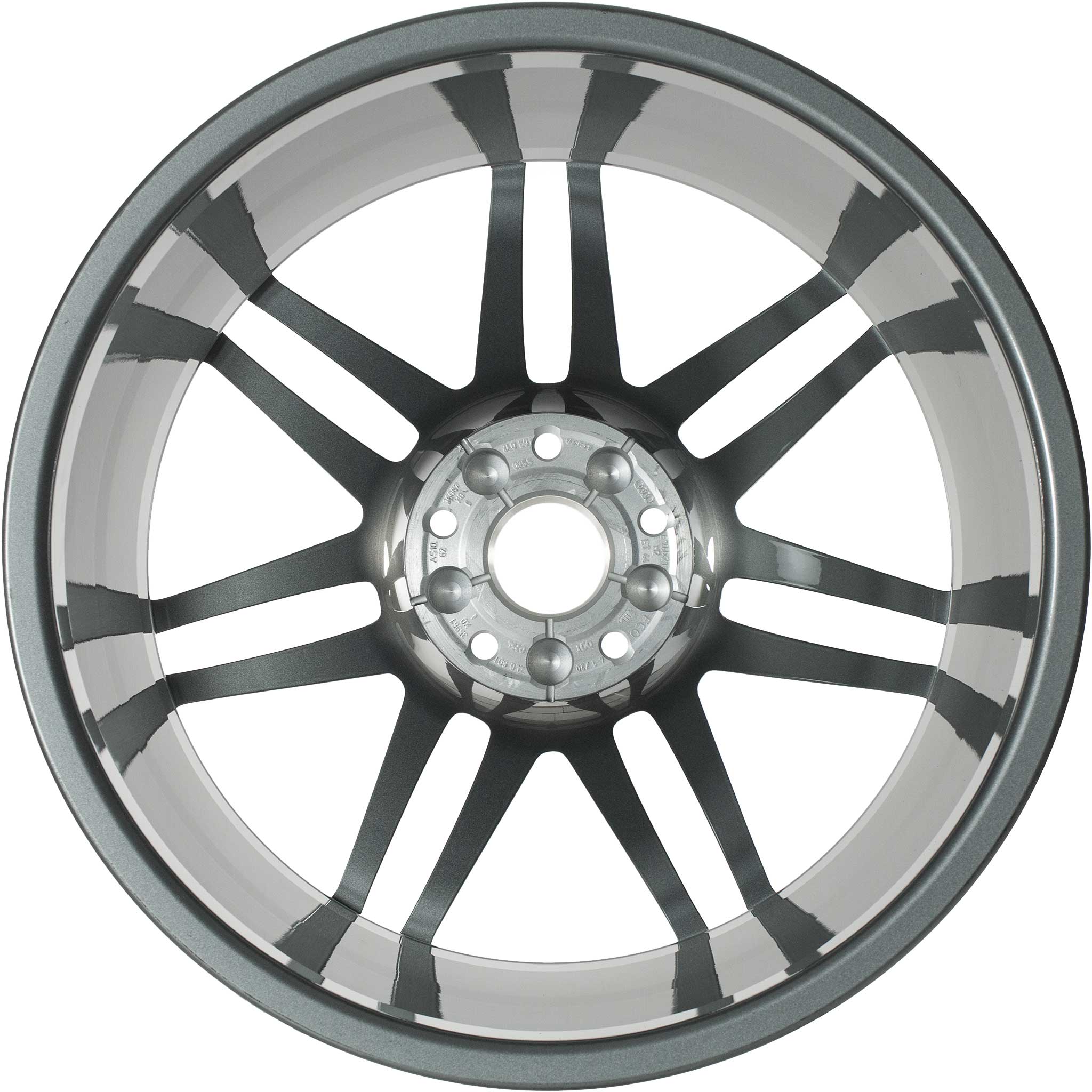 Audi 7 Double Spoke [Q7 4L] Anthracite with Diamond Cut Alloy Wheel Product Image #3
