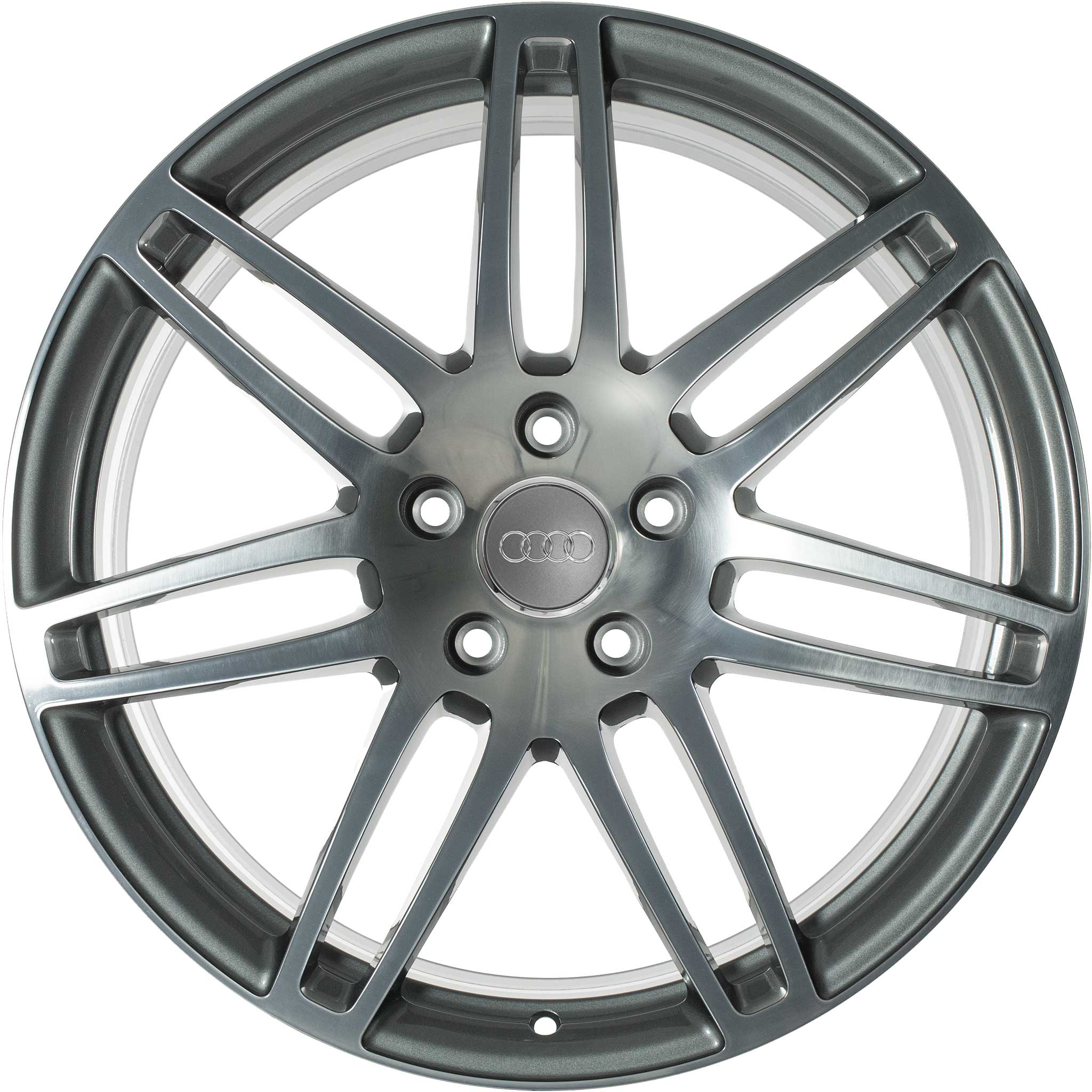 Audi 7 Double Spoke [Q7 4L] Anthracite with Diamond Cut Alloy Wheel Product Image #1