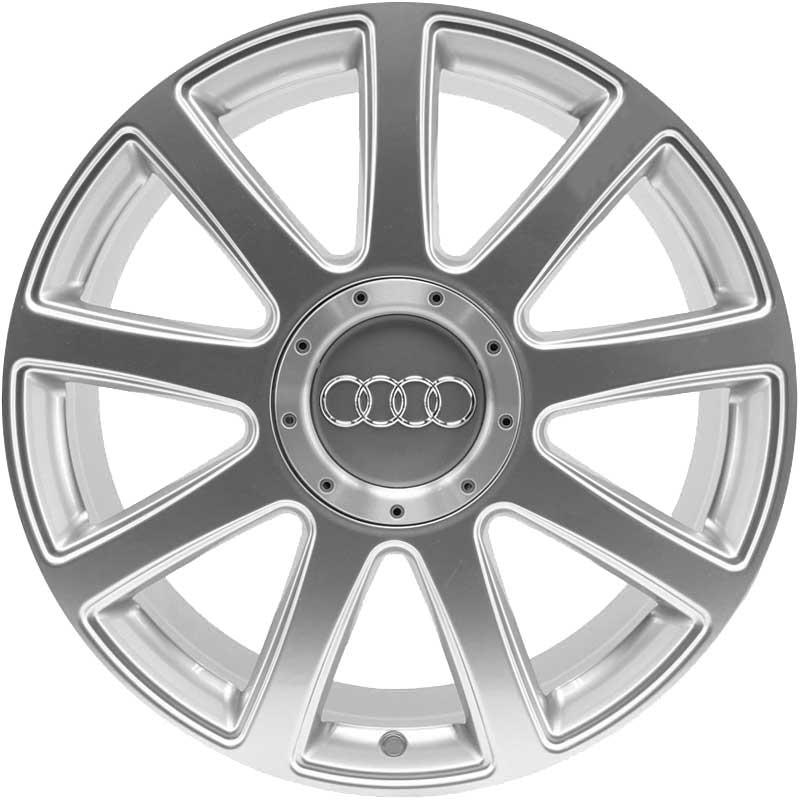 Audi 9 Spoke [Q7 4L] Silver Alloy Wheel Product Image #1