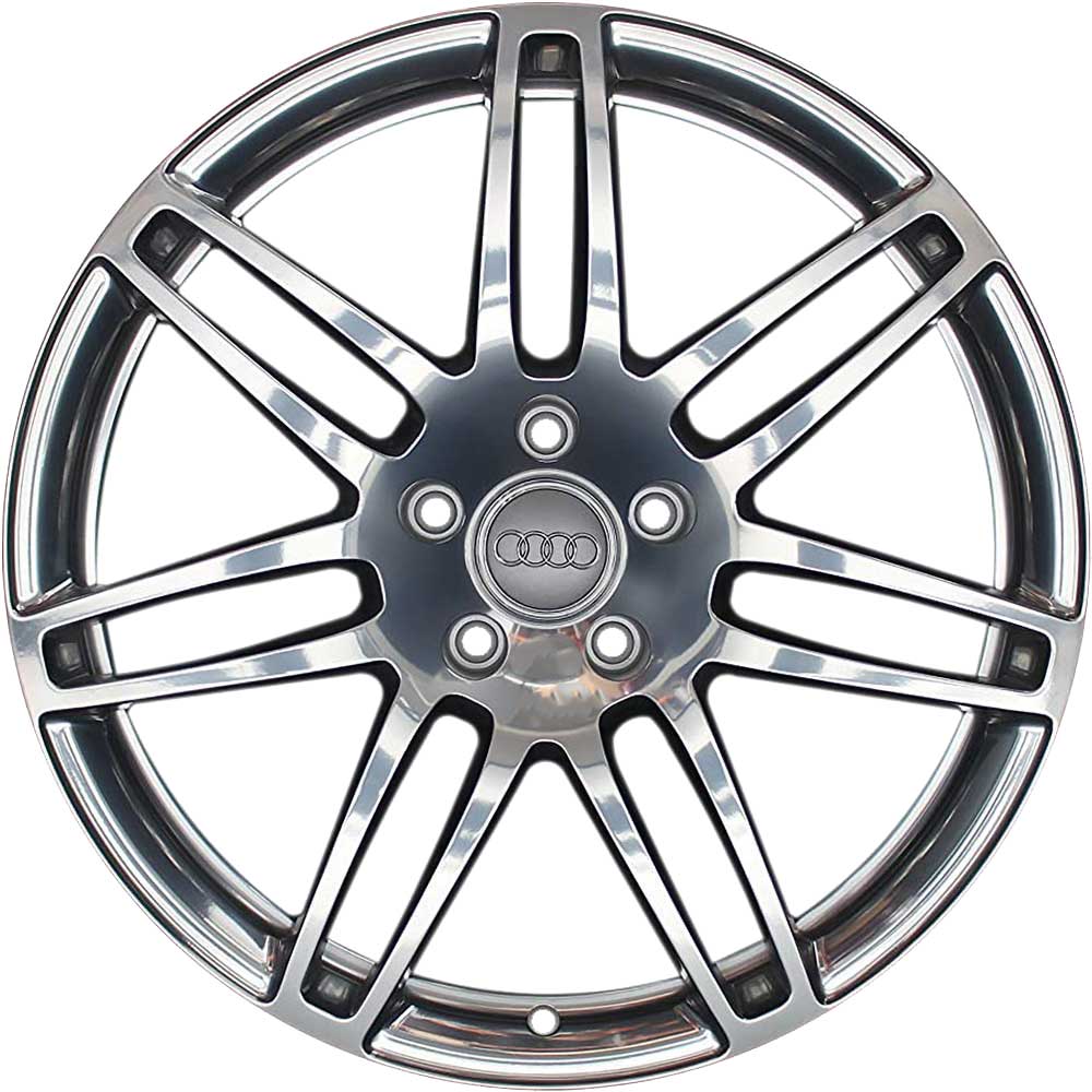 Audi 7 Double Spoke [Q7 4L] High Gloss Polished Alloy Wheel Product Image #1