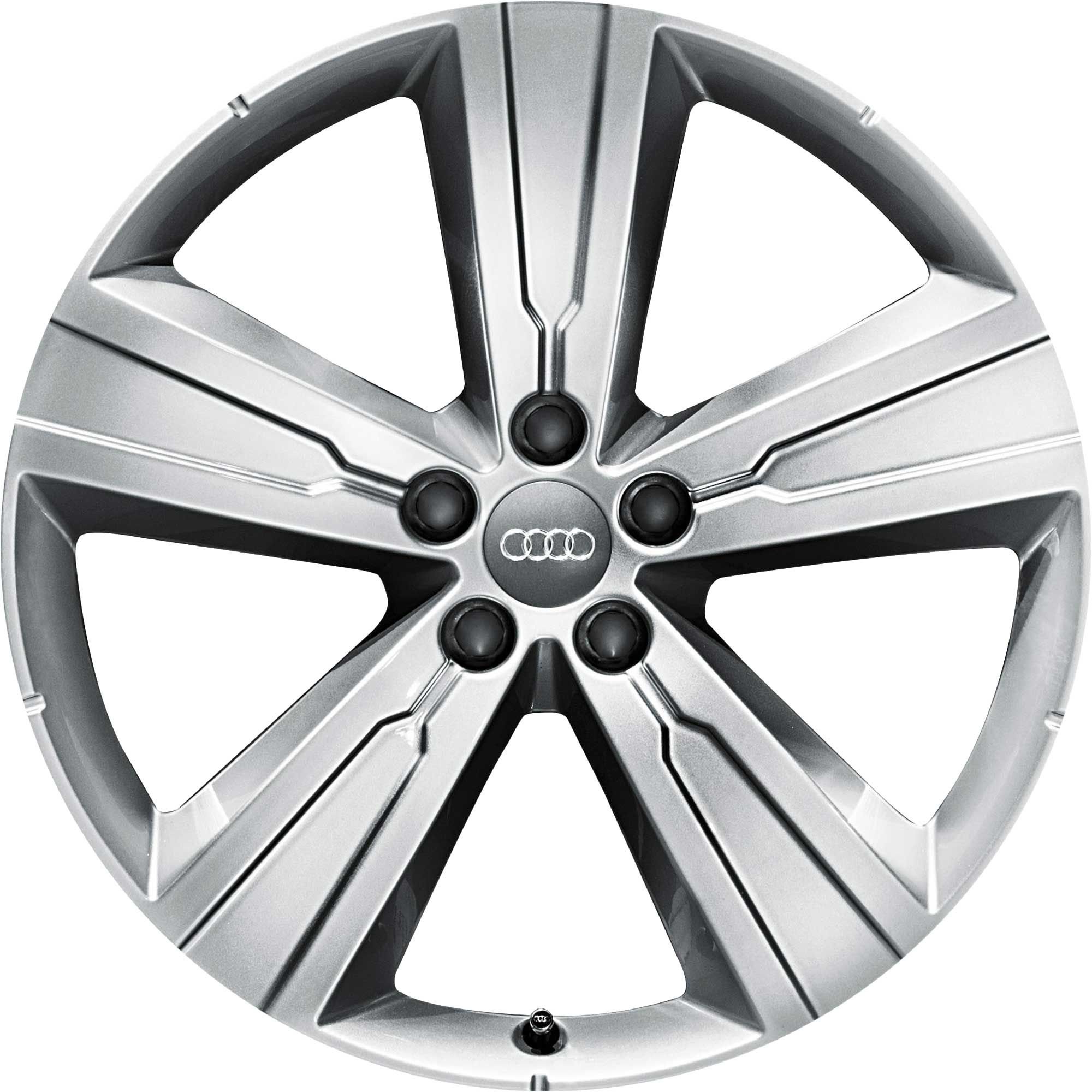 Audi 5 Arm Crena [Q7 4M] Diamond Silver Alloy Wheel Product Image #1
