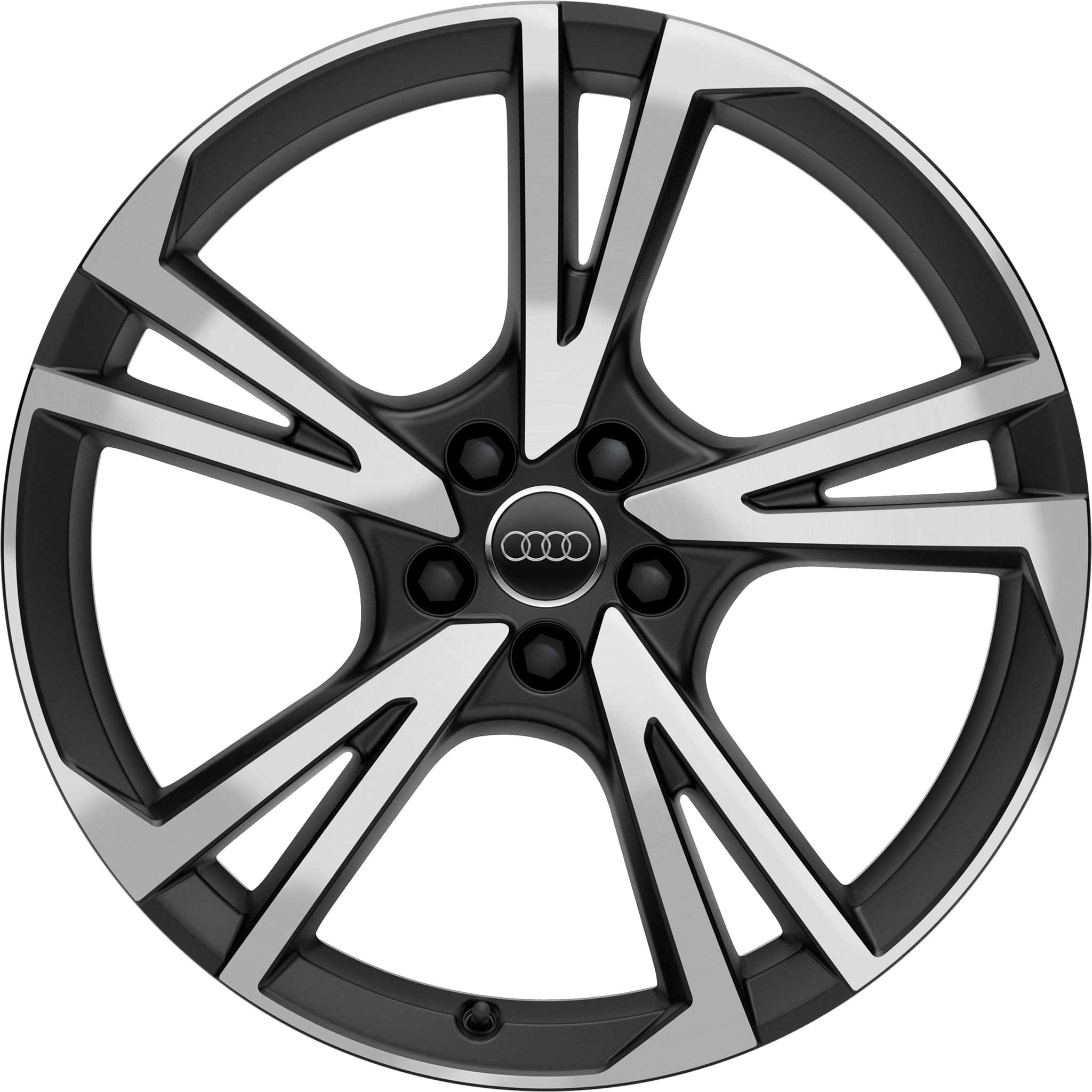 Audi 5 Arm Falx [Q7 4M] Matt Black Alloy Wheel Product Image #1