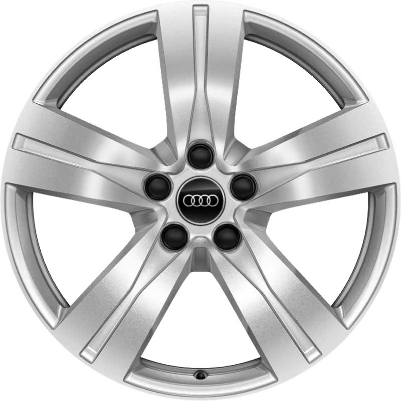 Audi 5 Spoke [Q7 4M] Diamond Silver Alloy Wheel Product Image #1